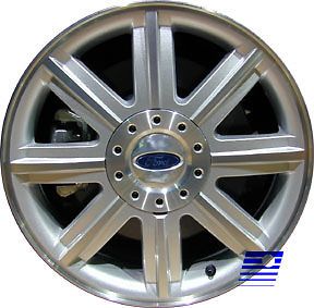 07 Ford 500 18 X 7 Factory OEM 8 Spoke Machined Silver Wheel Rim 3581