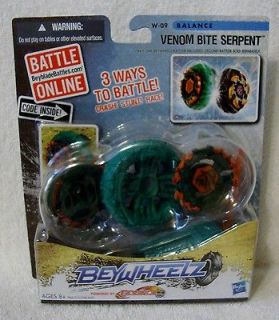 Beyblades BeyWheelz Venom Bite Serpent W 09 Balance NIP