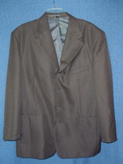 EUC Mens Four Button Suit Coat Jacket Blazer Size 44R Dino Divinci