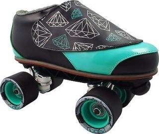 Diamond Walker Teal and Black Sunlite Speed Jam Roller Skates Size 11
