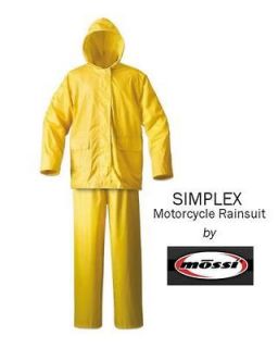 Newly listed Mossi Simplex Yellow Motorcycle Rain Suit   Size LARGE