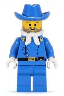 LEGO Western CAVALRY LIEUTENANT Civil War Minifig Minifigure 6762 6769
