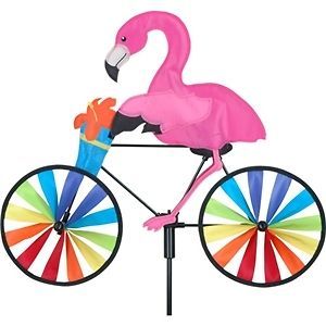 20 Flamingo bicycle lawn & garden wind spinner Premier Designs PR