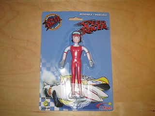 OFFICIAL LICENSED SPEED RACER TRIXIE FIGURE 6 7 BENDABLE NEW120111b