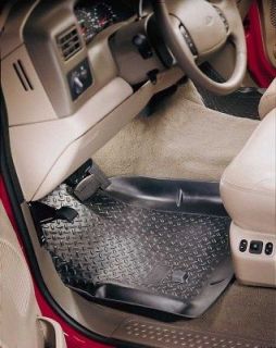 Husky Liners 30711 Floor Liners Front Seat Rubberized Black (Fits