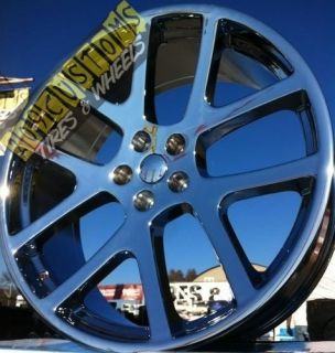  RIMS TIRES SRT 10 REPLICA WHEELS 5X115 STAGGERED DODGE CHARGER 2011