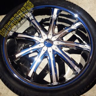 26 inch Wheels Rims Tires Silver DW29 Crown Victoria 90 91 92 93 94