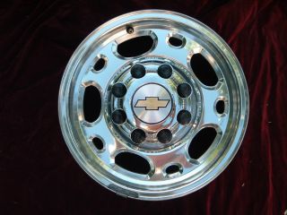 Chevy GMC 1500HD 2500 3500 SRW Wheel Rim 5079 16x6 5 Factory Polished