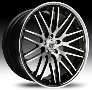 22 Lexani Wheels CVX 44 Stagger Concave Rims Tires Challenger BMW 745