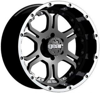  RECOIL BLACK WITH 37X12 50X17 NITTO TRAIL GRAPPLER MT WHEELS RIMS
