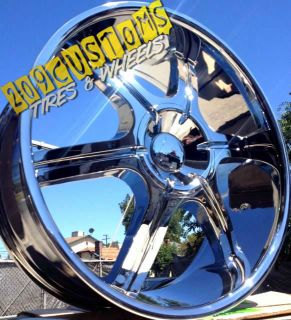 22 inch Velocity Wheels Rims Tires VW935 5x115 5x120 22x9 13 BMW 645