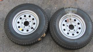 WHEELS AND TIRES 13 BRAND NEW 5X4.5 TRAILER BOAT ENCLOSED RIMS 175 80