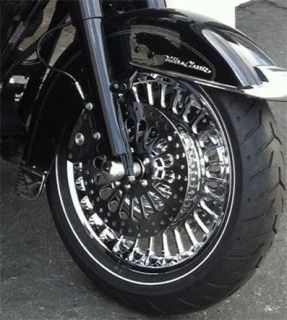 Harley Chrome 28 Spoke Wheels 09 12 Road King Ultra FLHR Exchange Only