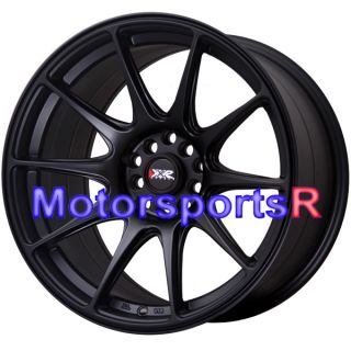 17 XXR 527 Flat Black Staggered Rims Wheels Concave 5x114 3 04 Ford