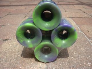 New Penny Skateboard Wheels for Your 27or 22 Cruiser Green w Purple