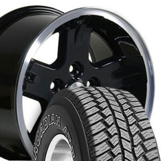 15x8 Black Wrangler Wheels Rims 31x10 5 Tires Fits Jeep