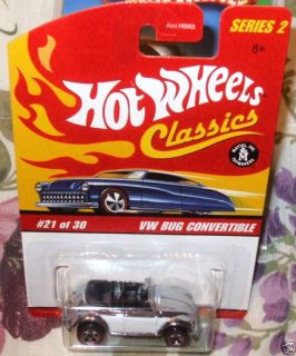 2005 HOT WHEELS CLASSICS 21 30 RED LINE CLUB EXCLUSIVE WHITE CHROME VW