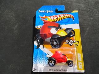 Hot Wheels 2012 New Model Angry Birds Red Bird