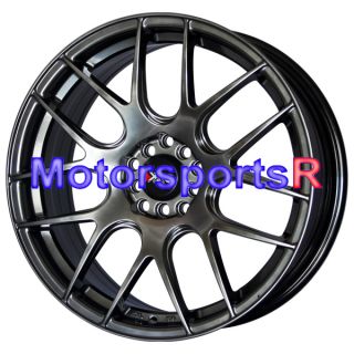 530 Chromium Black Concave Wheels Rims 5x100 5x4 5 5x114 3 ET 38 Honda