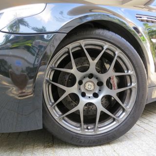 HRE Monoblock P40 Charcoal Grey Wheels Rims Michelin Pilot PS2 Tires