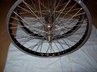 School 36 Hole 20x1 75 inch BMX Freestyle Rims Wheels Wheelset
