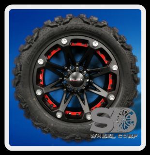 20 Wheels Rims Ballistic Off Road Jester with 33x12 50x20 Nitto Mud