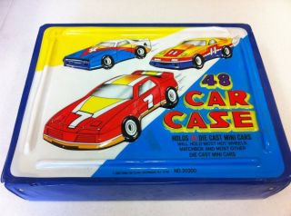 Hotwheels Car Lot Redlines & 1970s With 48 Car Carrying Case See Pics