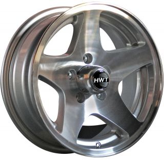 Star 15x6 5x4 5 Hispec Aluminum Trailer Wheel Rim