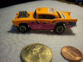 1976 Hot Wheels 56 Chevrolet 57 Chevy Car Florescent Orange Pink Cal