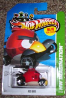 Hot Wheels Angry Birds Red Bird Minion Pig Vehicle Set 2012 35 50 47