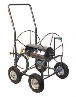 Lewis Steel Hose Reel Cart with 4 Wheels