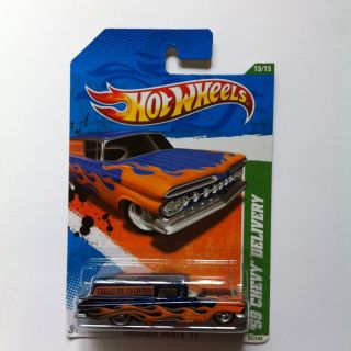 Hot Wheels 2011 59 Chevy Delivery Super Treasure Hunt