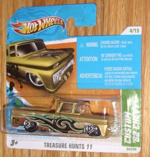 2011 Hot Wheels Treasure Hunt Custom 62 Chevy 53 Short
