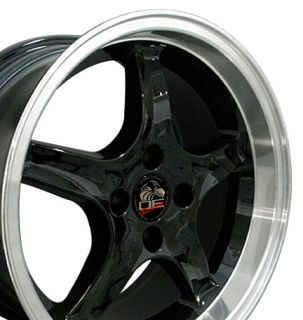 17 8 9 Black Cobra Wheels Rims Fit Mustang® 79 93