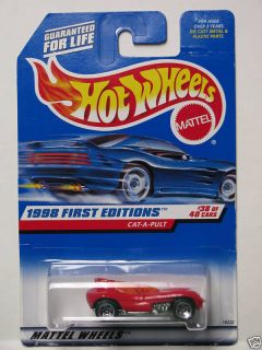 Hot Wheels Cat A Pult Red Tampo Variation 