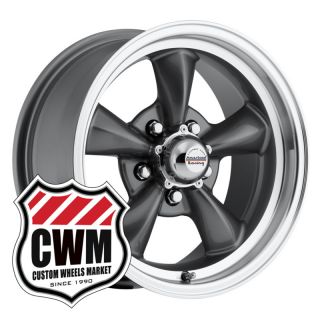  Gray Wheels Rims 5x4 75 Lug Pattern for Chevy II Nova 66 67