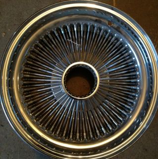 15 x6 Chrome Wire Wheels Rims Set of 4 New OG Wire