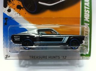2012 Hotwheels Treasure Hunt 67 Custom Mustang