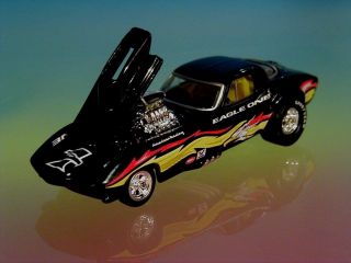 Hot Wheels 67 Chevy Corvette Funny Car Eagle One Racing 1 64 Scale