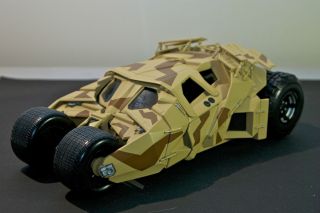 18 Batman Begins Camouflage Batmobile Camo Tumbler Hot Wheels