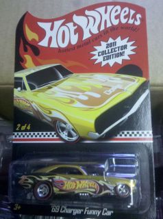 Hot Wheels 2011 Collector Edition Toy R US 69 Charger Funny Car