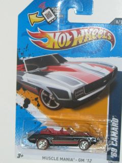 New 2012 Hot Wheels Super Secret Treasure Hunt 69 Camaro