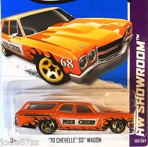 Hot Wheels 2012 HW City Works 70 Chevelle SS Wagon 2013 Card