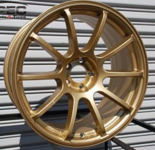 Rota G Force 18x8 5 5x114 3 48 73 1 Gold Rim Wheel