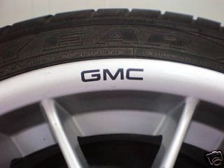 GMC Wheels Rims Sticker Decal Logo SUV AWD Quattro New