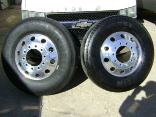 Michelin 295 80 22 5 XZA2 with Accuride Aluminum Wheels