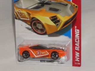 Hot Wheels 2013 HW Racing x Raycers Series Nerve Hammer Clear Orange 3