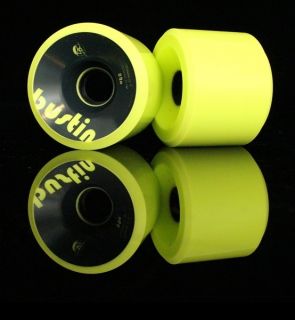 Bustin Boca 75mm Yellow Longboard Skateboard Wheels