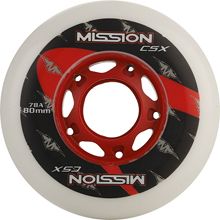 Mission CSX Hockey Skate Wheels 4 Pack 72mm 78A