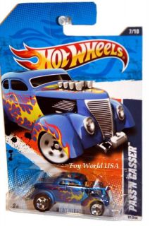 2011 Hot Wheels Heat Fleet 97 PassN Gasser Blue
